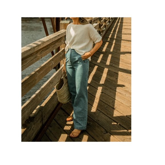 Sezane Martin Jeans Size 2 -NWOT - Picture 3 of 8